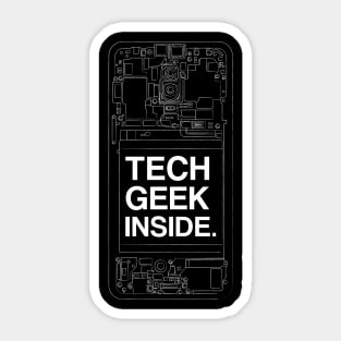 Tech Geek Inside Sticker